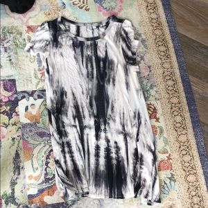 Tie dye t-shirt dress